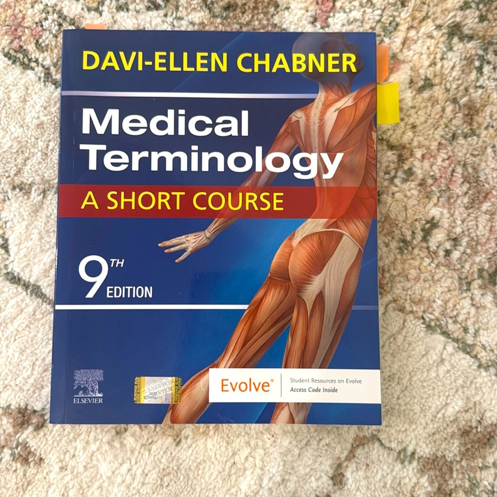 Medical terminology book